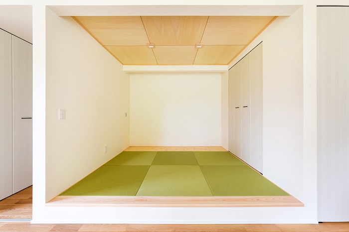 佐藤様邸の畳のお部屋の様子です。| 郡山市 新築住宅 大原工務店のブログ